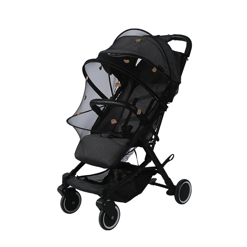 MN-01 full-cover mosquito net on a stroller