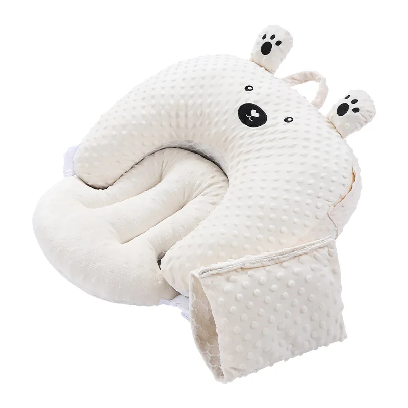 NP-02 nursing pillow with its wedge, bear version