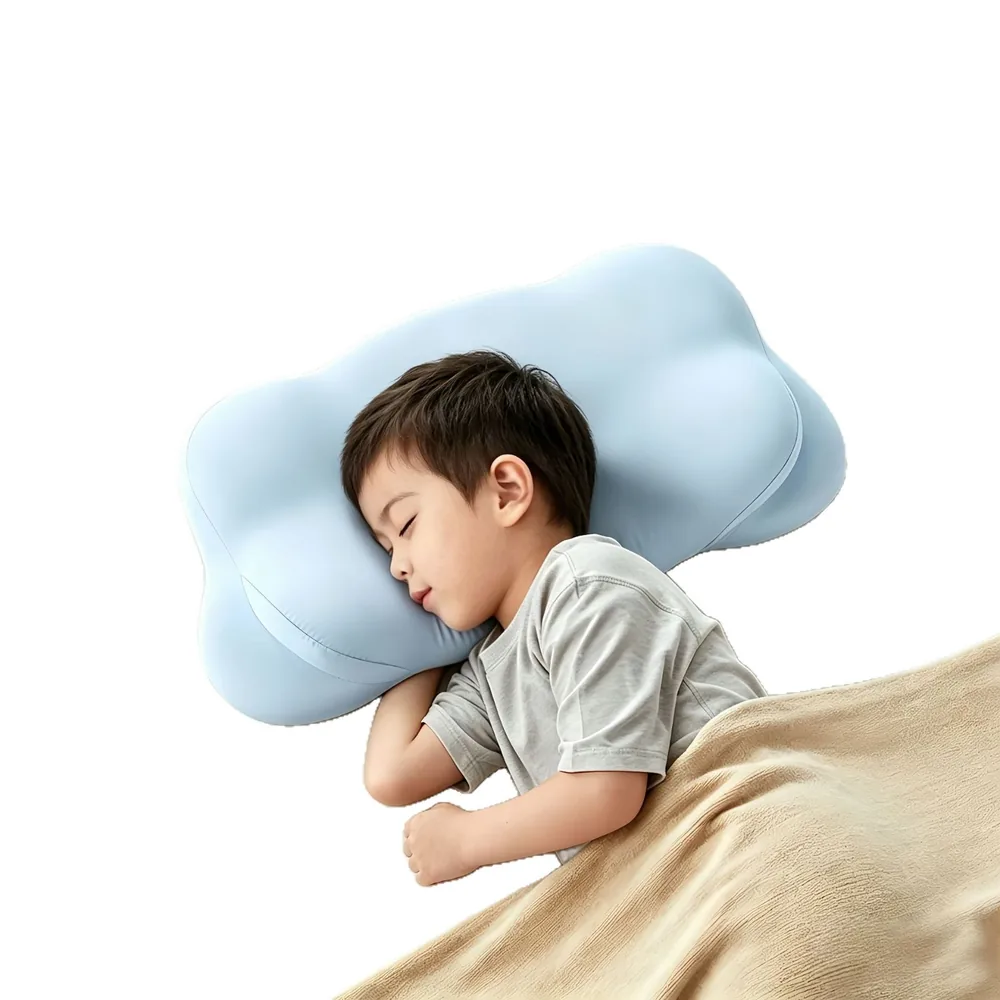 PL-02 cloud-shaped memory foam pillow in use
