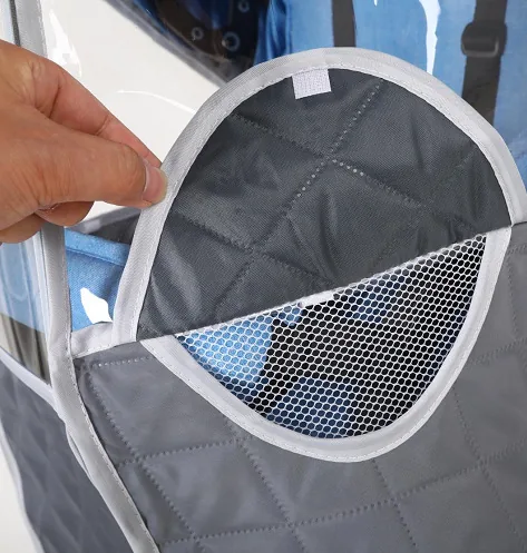 Mesh pocket on the inside
