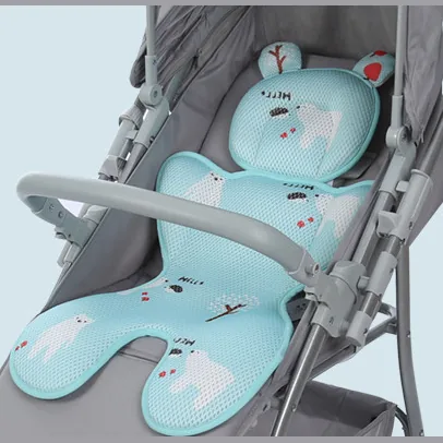 SC-02 polar bear print fitted to a stroller