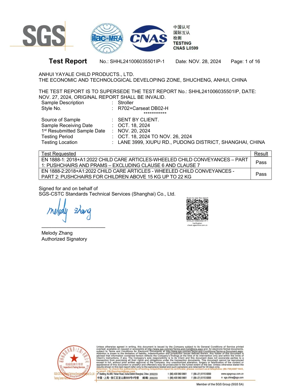 Raport z badań SGS dla R702